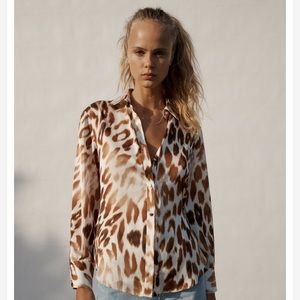 Zara Leopard Shirt 🐆🐯